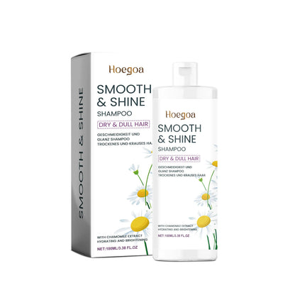 HOEGOA Champú para cabello seco y opacado, recibe brillo y suavidad.
