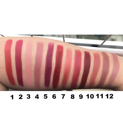 Set of 12 double-ended lipsticks from the DNM brand