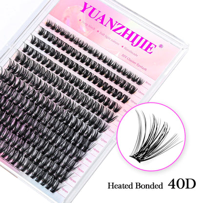 DIY False Eyelashes in Clusters