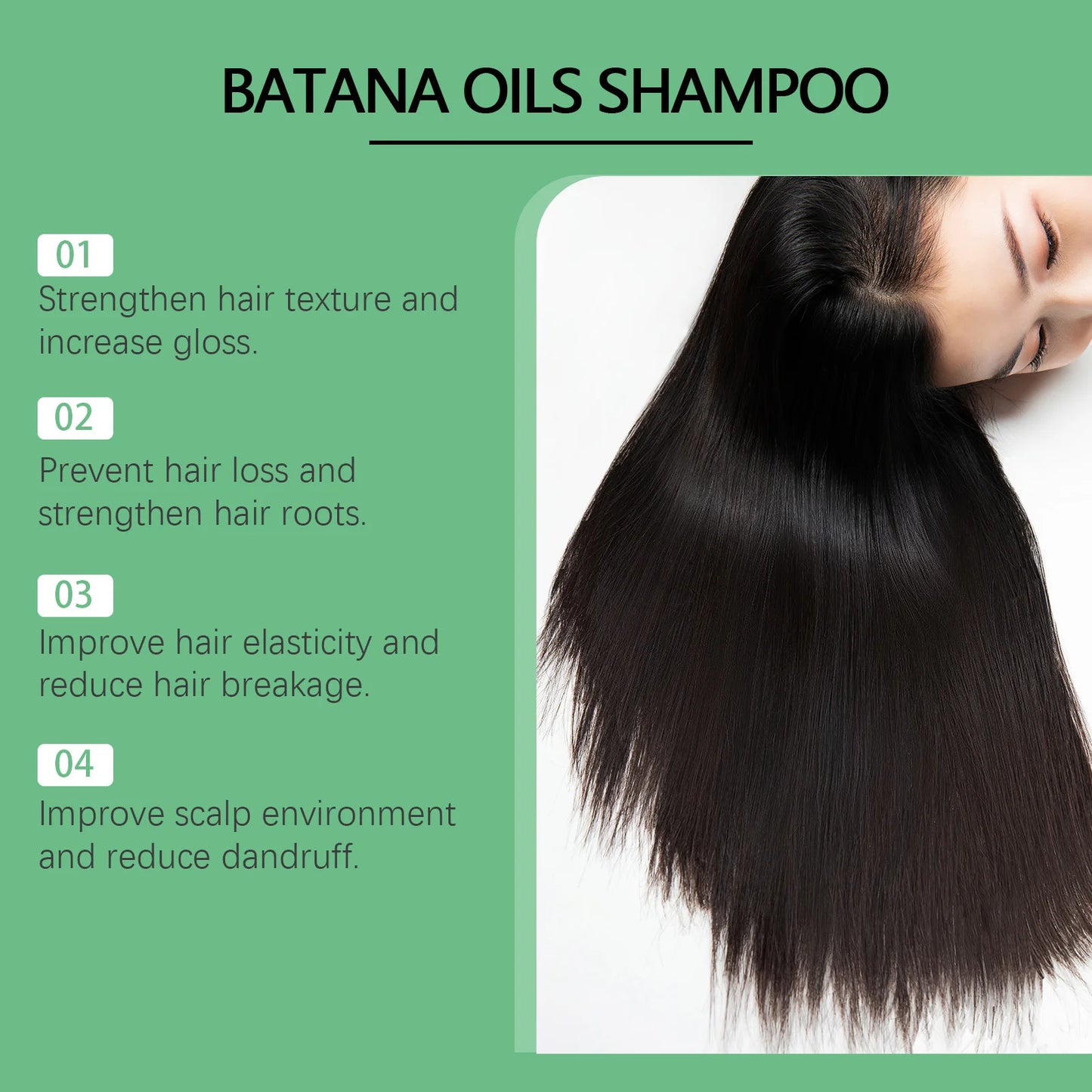 HOEGOA Champú restaura el cabello dañado hidrata y fortalece el cuero cabelludo