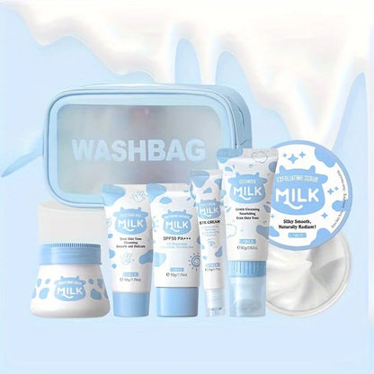 Set de cremas de leche para cuerpo y facial SP50+