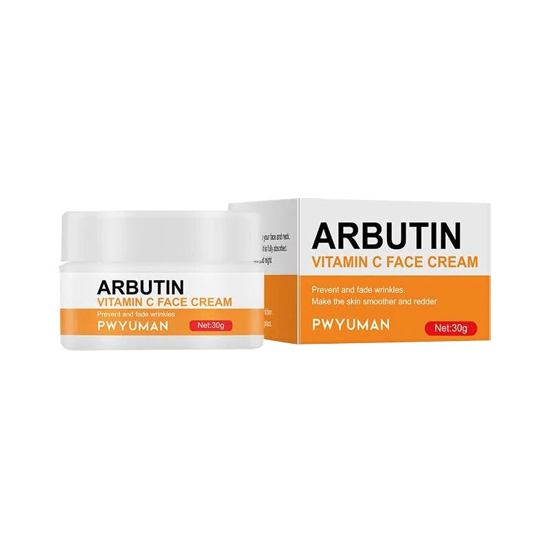 Facial cream with vitamin C and ARBUTIN