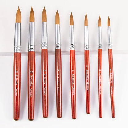 Manicure brushes.