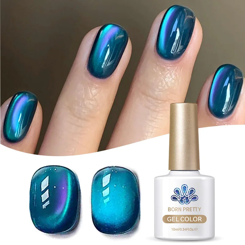 BORN PRETTY 6 Colors UV Magnetic Nail Polish