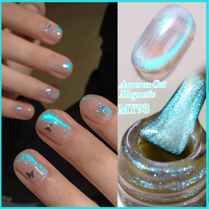 BORN PRETTY 6 Colors UV Magnetic Nail Polish