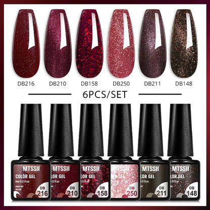 +50 Colecciones de 6 Esmaltes Semipermanentes MTSSII