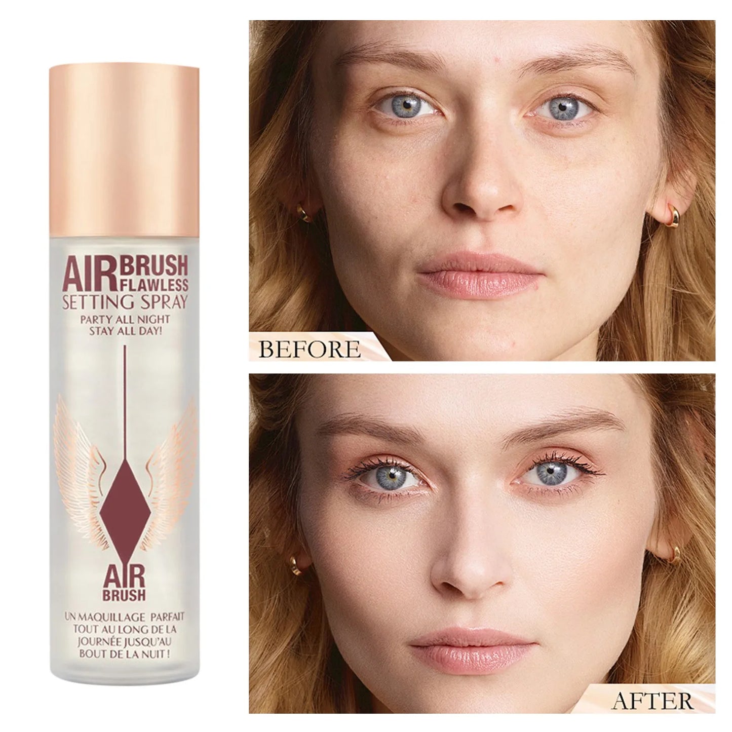 Makeup setting sprays