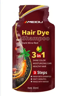 HAIR DYE Champú para cabello teñido, brillo, suavidad e hidratación.