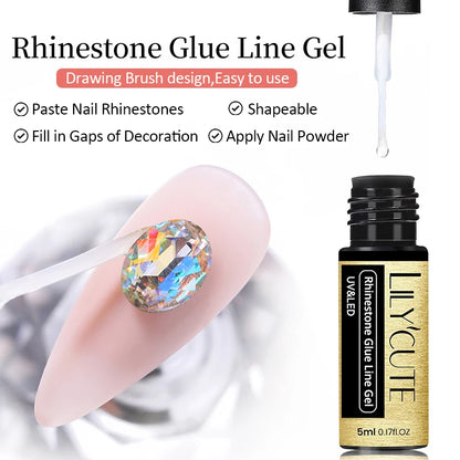 LILYCUTE  pegamento para accesorio de uñas.