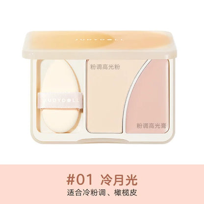 Contorno e iluminador en crema Judydoll