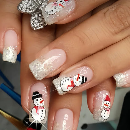 Set of 24 Short False Nails.