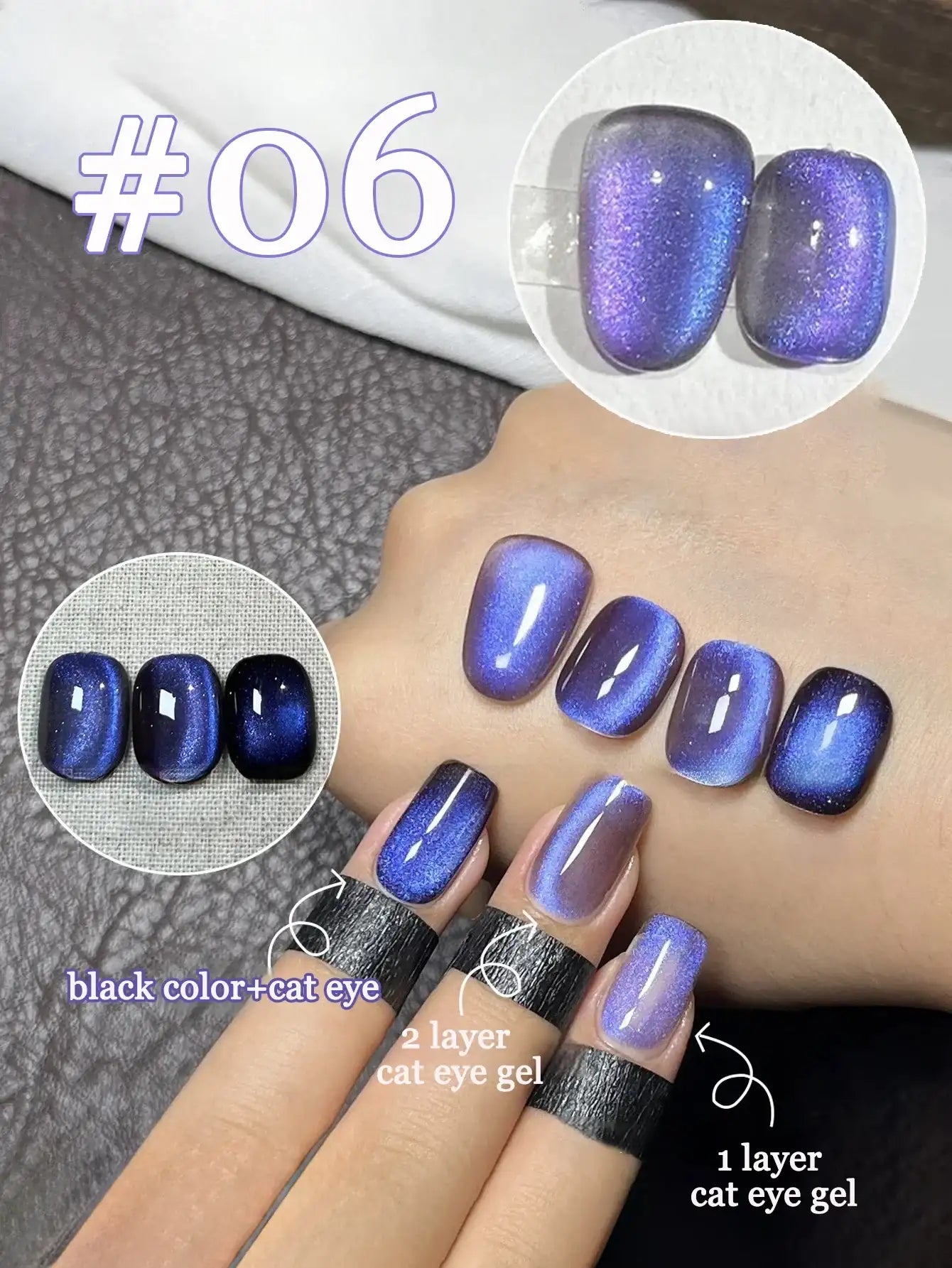 Esmaltes magnéticos ojo de gato MIANEL