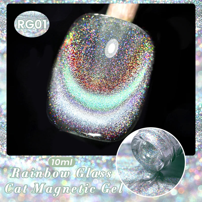 BORN PRETTY 6 Colors UV Magnetic Nail Polish