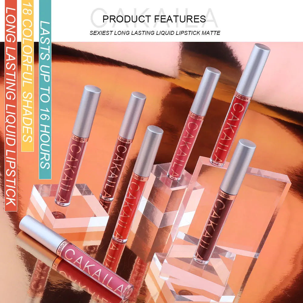 Liquid lipstick.