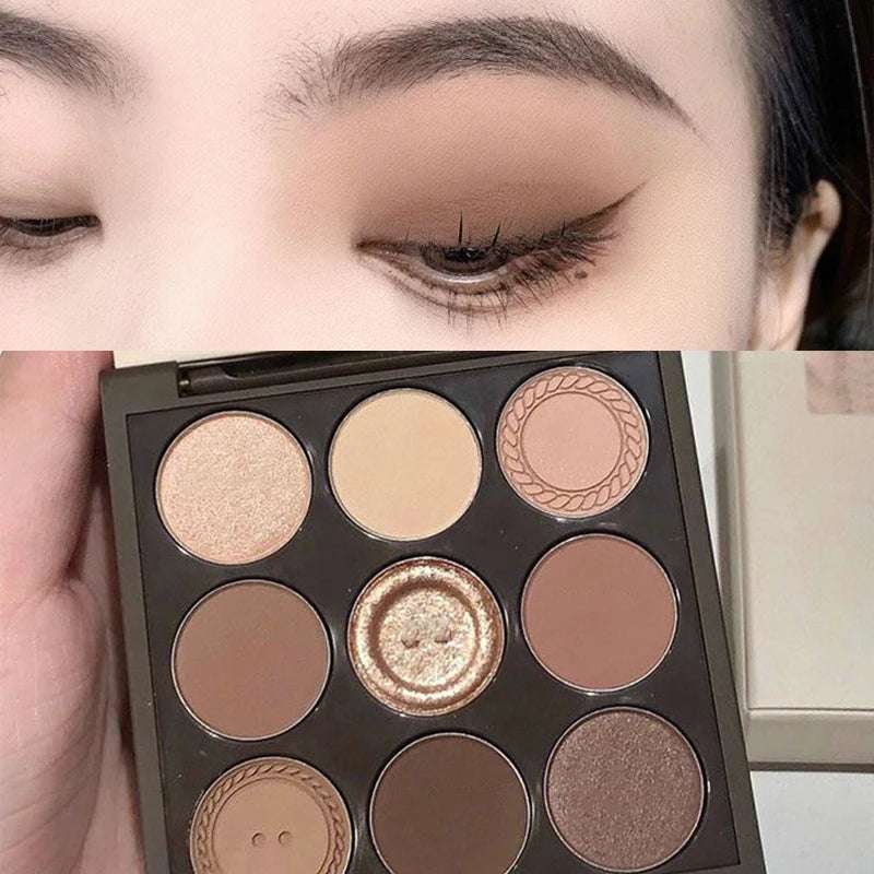 Paleta de Sombras de 9 Colores.