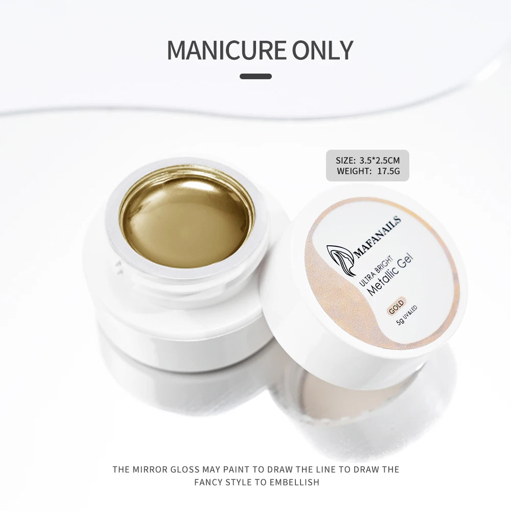 MAFANAILS metallic gel polishes