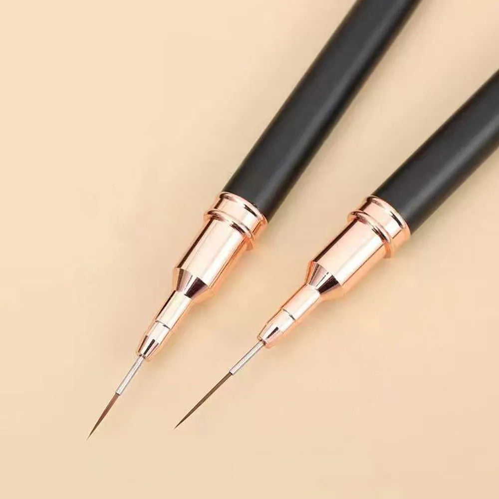 Manicure liner brushes.