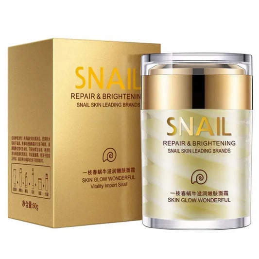 Crema Facial con Colágeno y Extracto de Caracol,