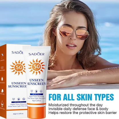 Crema de protección solar SPF50 de uso diario.