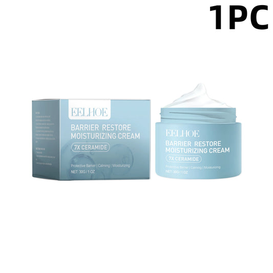 Moisturizing and restorative cream with Ceramide.