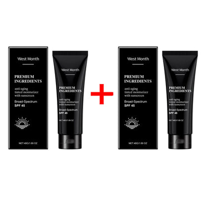 Anti-aging sunscreen with SPF 45