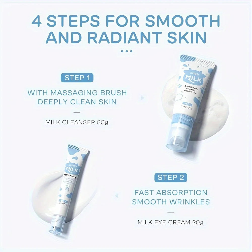 Set de cremas de leche para cuerpo y facial SP50+