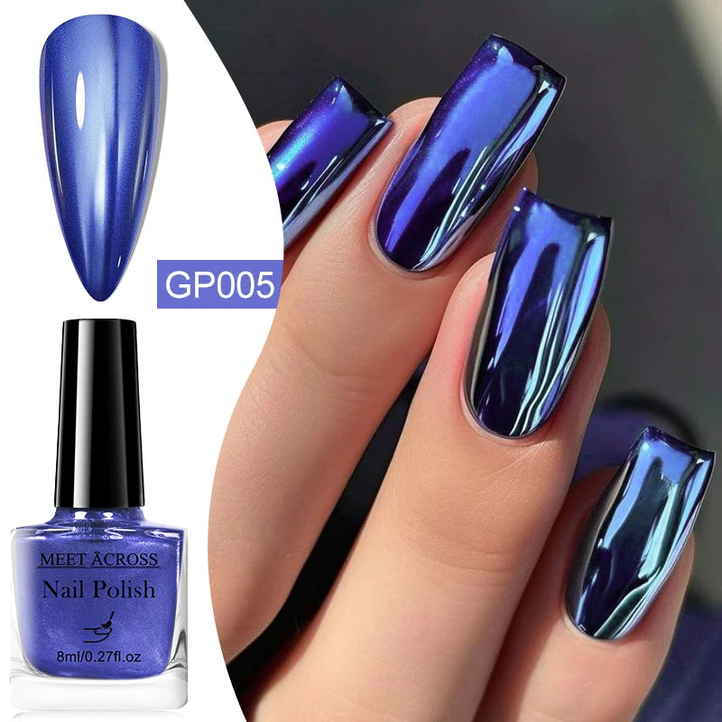 MEET ACROSS chroma metallic enamels