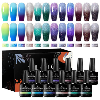 Set de esmaltes en gel MSRUIOO.