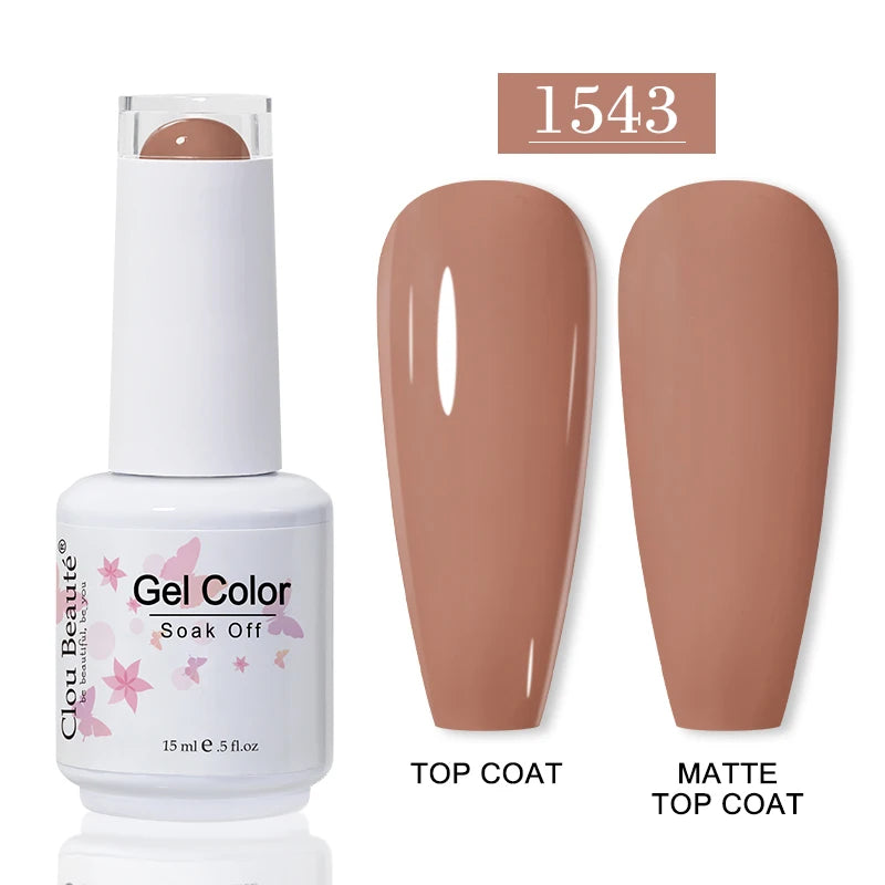 CLOU BEAUTE 30 colores de esmalte en gel de secado UV