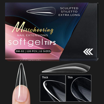 Set of 120/140 Misscheering False Nails.
