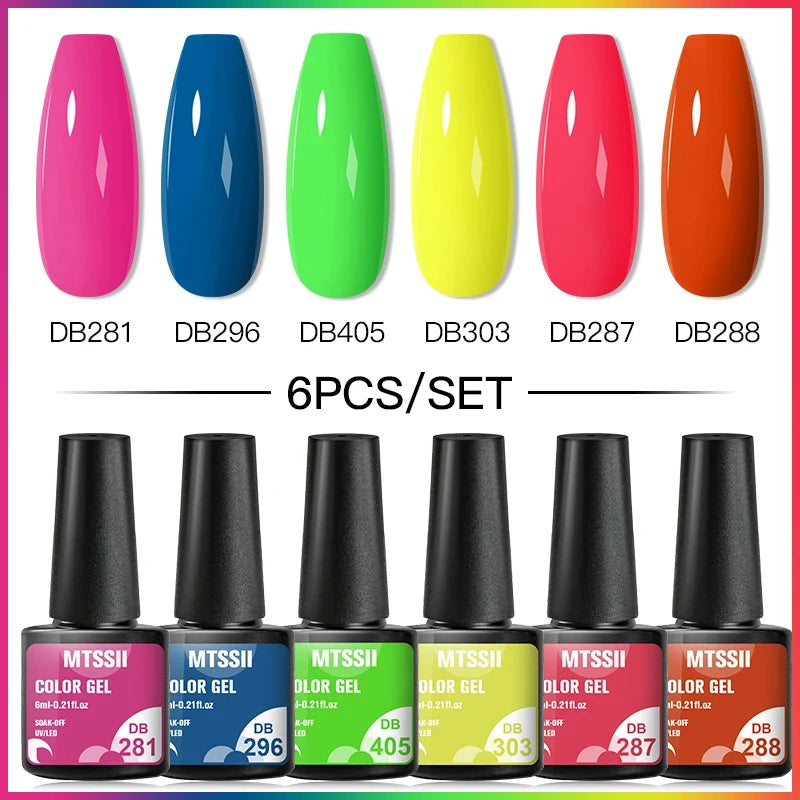 +50 Colecciones de 6 Esmaltes Semipermanentes MTSSII
