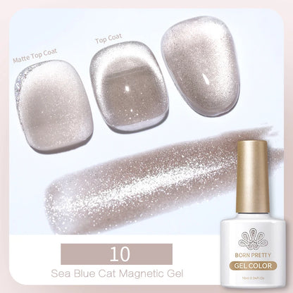 BORN PRETTY 6 Colors UV Magnetic Nail Polish