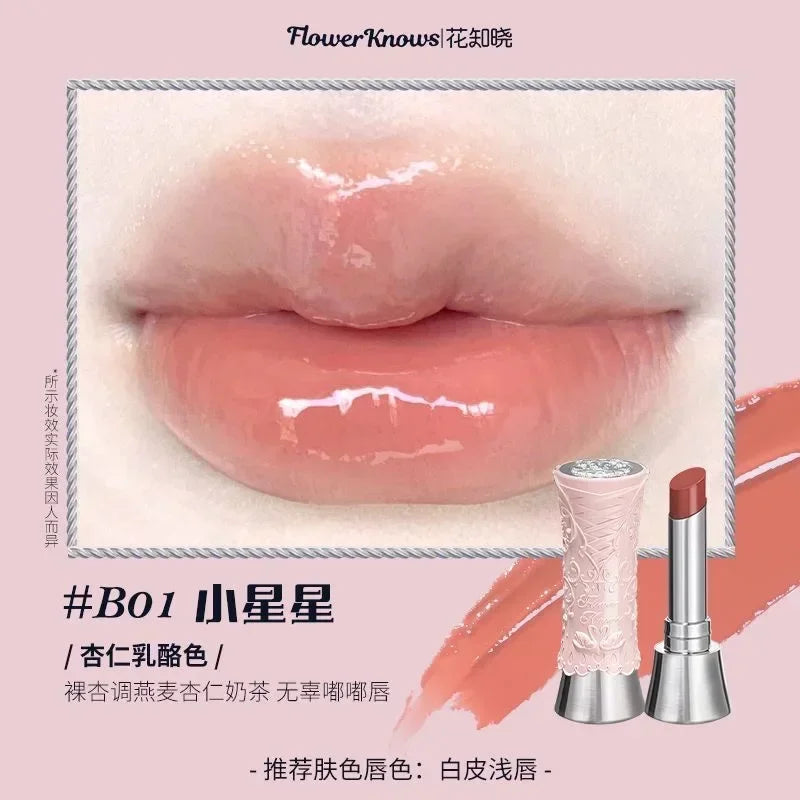 Moisturizing lipstick and bar from the brand Flawer Knows