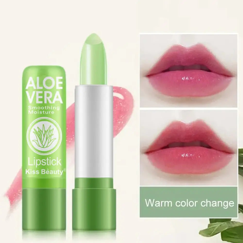 Kiss Beauty Color Changing Lipstick with Aloe Vera
