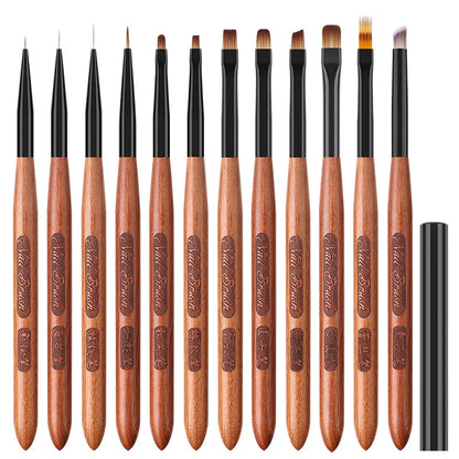 Manicure brushes.