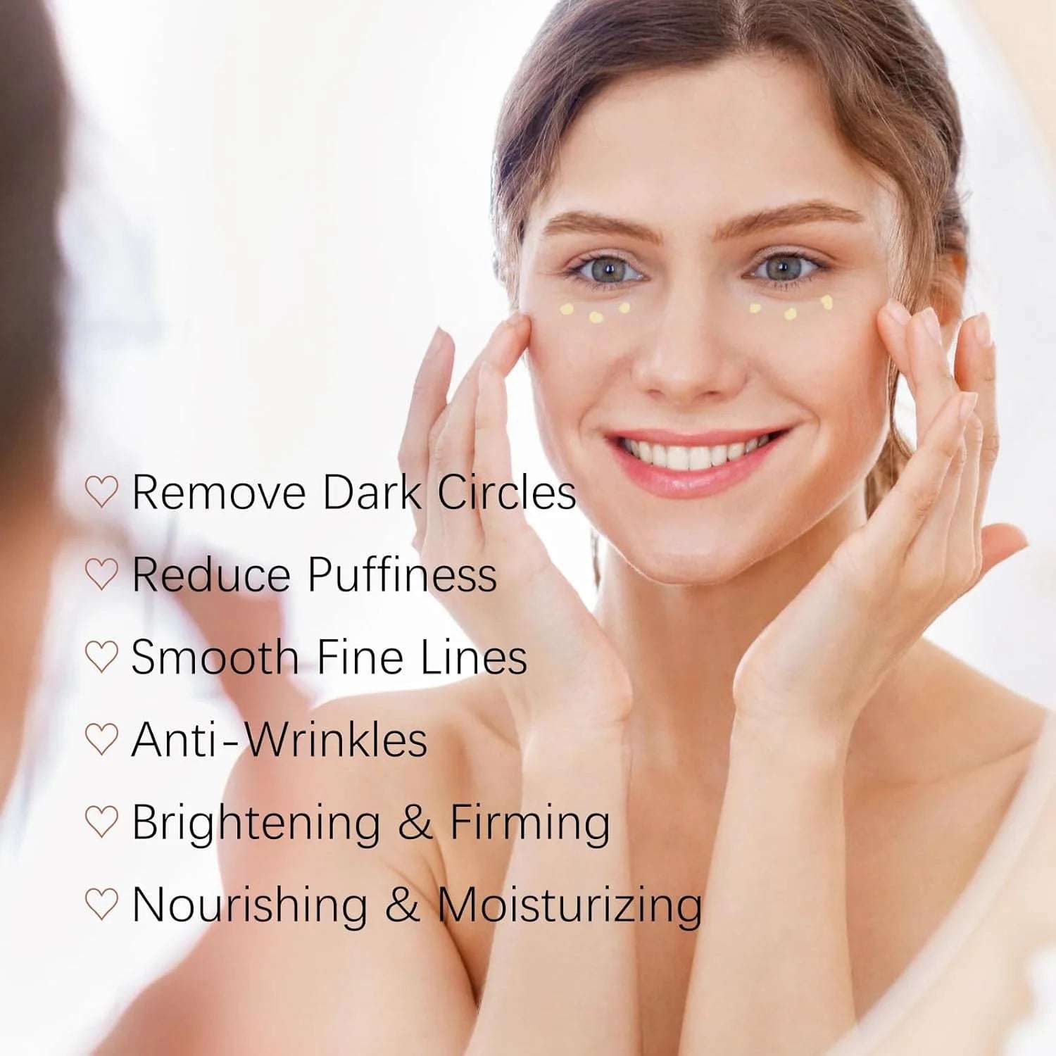 Serum en crema revitalizante para contorno de ojos