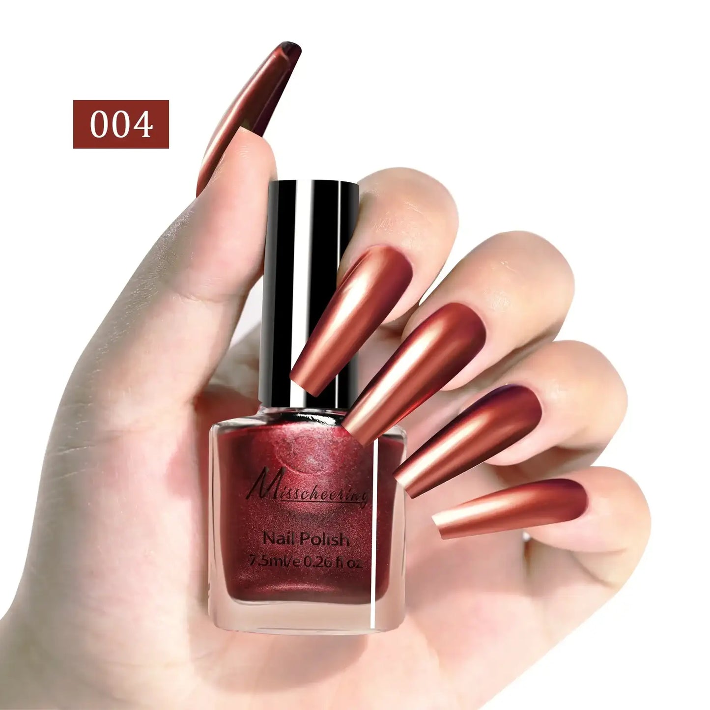 12 Esmaltes metálicos Misscheering