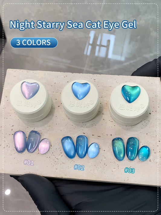 Magnetic gel polishes