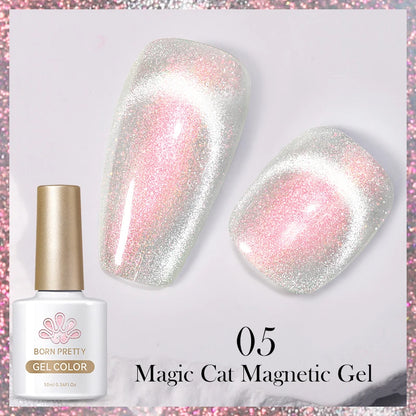 BORN PRETTY 6 Colors UV Magnetic Nail Polish