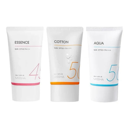 Protección solar SPF50+ MISSHA (coreana)
