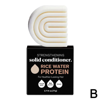 STRENGTHEINING Champú  con acondicionado en barrar, fortalecedor con proteína de agua de arroz.