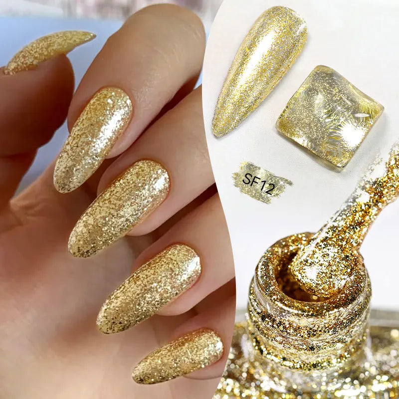 LILY'CUTE Air-drying glitter nail polishes