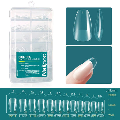 Uñas Postizas Nailpop 120pcs/box Gel X