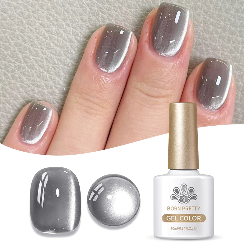 BORN PRETTY 6 Colors UV Magnetic Nail Polish