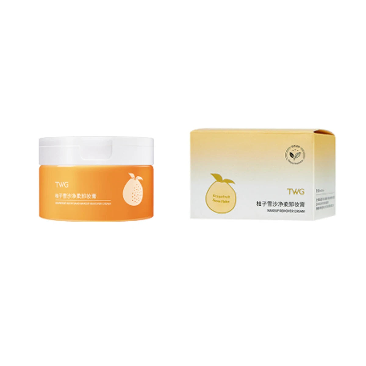 Avocado and peach makeup remover cream.