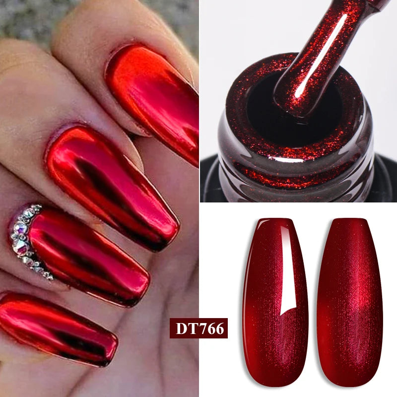 Meet Across Metallic Gel Polishes