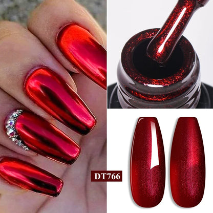 Meet Across Metallic Gel Polishes