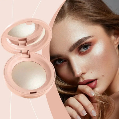 Cream bronzer and highlighter.