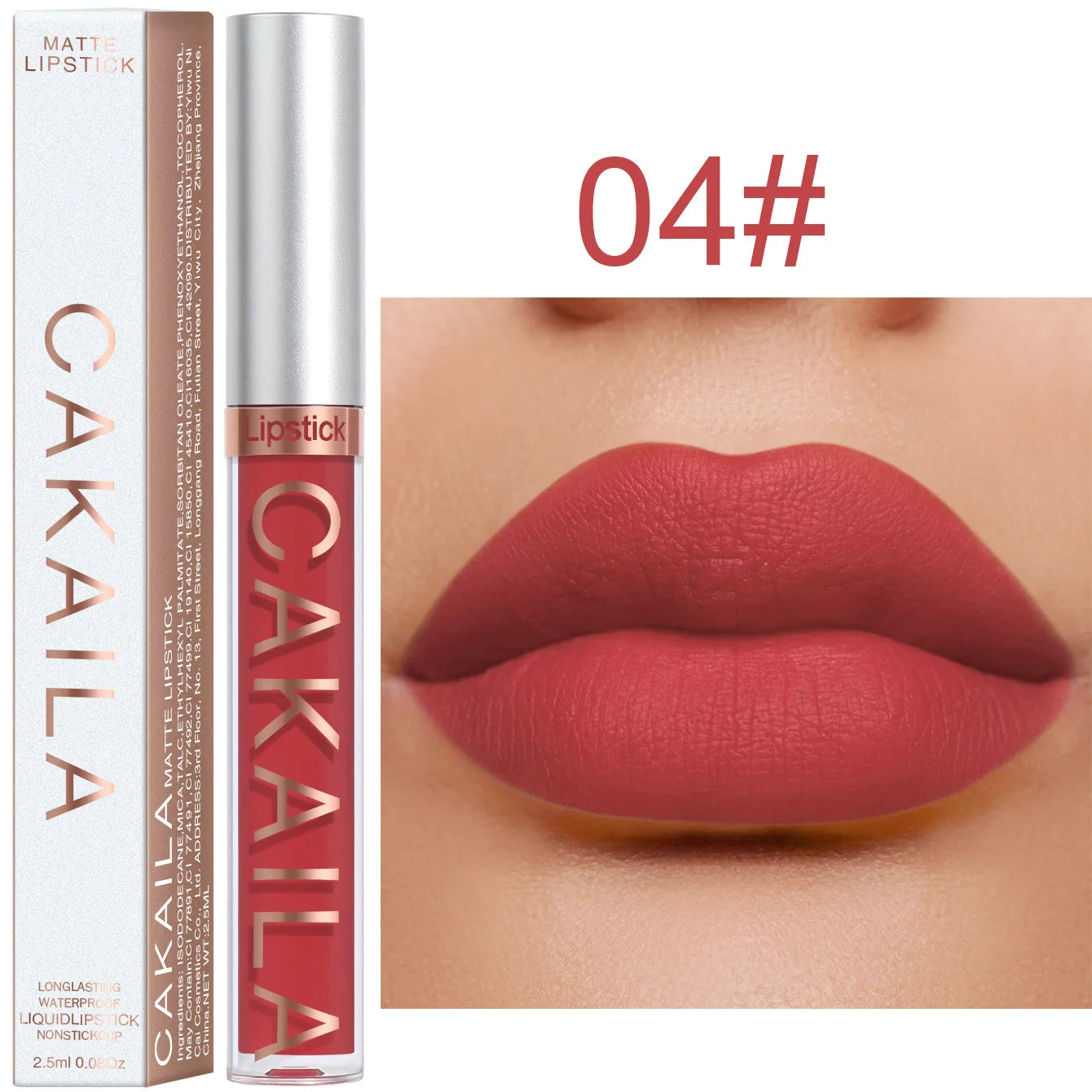 Liquid lipstick.