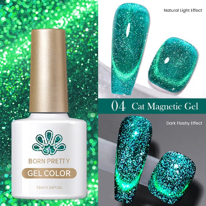 BORN PRETTY 6 Colors UV Magnetic Nail Polish
